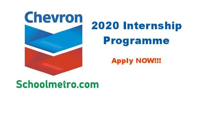 2020 chevron internship application