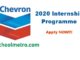 2020 chevron internship application