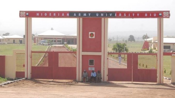 Courses offered in Nigerian Army University And Their Cut Off Marks