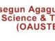 Olusegun Agagu University of Science and Technology 2021/2022 academic calendar
